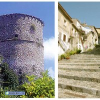 Torre Cimalonga e Scalinata Centrale nel Centro Storico di Scalea