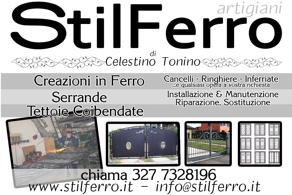 Stilferro, artigiani fabbri. Creazioni in Ferro e assistenza serrande